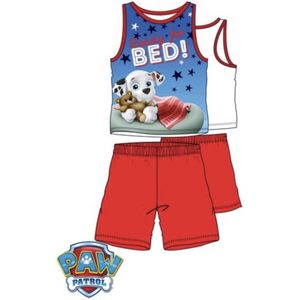 Paw patrol pyjama - blauw - rood - maat 110 / 5 jaar