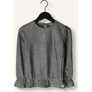 DAILY7 Longsleeve Fancy Meisjes - Jurken - Zilver - Maat 122