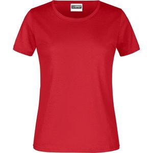 James And Nicholson Dames/dames Basic T-Shirt (Rood)