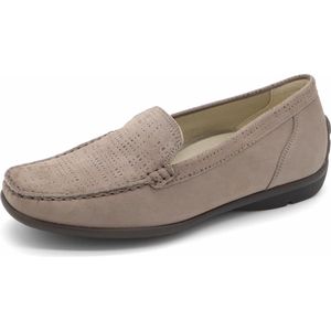 Waldläufer Dames Instapper - 431000-303-060 Beige - Wijdte H - Maat 7 (40.5)