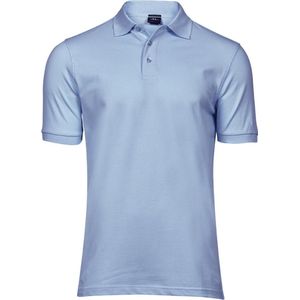 Tee Jays Heren Luxe Stretch Short Sleeve Polo Shirt (Lichtblauw)