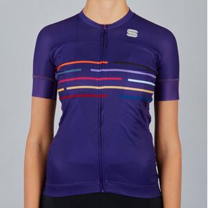 Sportful VELODROME Fietsshirt Korte Mouwen Dames Violet - Vrouwen - maat L