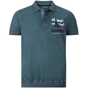 Jan Vanderstorm herren Poloshirt - 52/54 - petrol