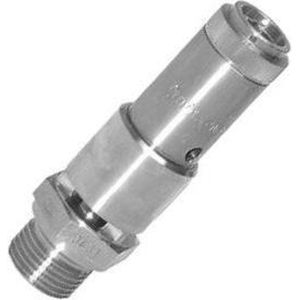 G 1/2'' RVS 316 Ti Vooringesteld Overdrukventiel 4 Bar DN 10 - SFL-ST-10-4-012