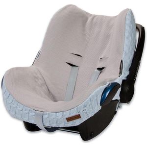Baby's Only Baby autostoelhoes 0+ Cable - Hoes voor autostoel groep 0+ - Geschikt voor Maxi-Cosi - Baby Blauw - Geschikt voor 3-puntsgordel