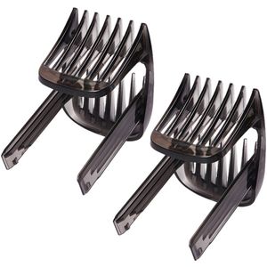 Haartrimmer geleidekam - Haartrimmer positioneerder - Haartrimmer kam accessoires - Haartrimmer accessoires - Elektrische haartrimmer - 1-7mm - Geschikt voor elektrische haartrimmers, Philips HC9450 HC9490 HC7460 HC9452 - Zwart