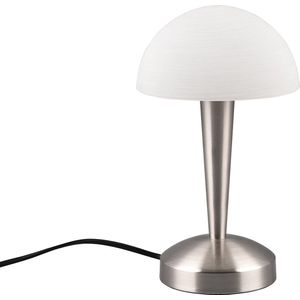 LED Tafellamp - Torna Candin - E14 Fitting - 1 lichtpunt - Mat Nikkel
