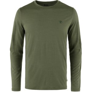 Fjallraven Abisko Wool Ls Men - Outdoorshirt - Heren - Lange mouwen - Laurel Green - Maat XL