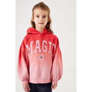 GARCIA Meisjes Text print Sweater Rood Long mouw