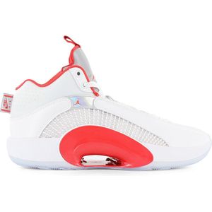 Air Jordan 35 XXXV - Heren Basketbalschoenen Sneakers Basketbal Sport Schoenen Wit-Rood CQ4227-100 - Maat EU 52.5 US 18