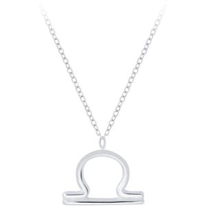 zilveren sterrenbeeld ketting weegschaal | zodiac sign libra ketting dames | Zilverana | sieraden vrouw | Sterling 925 Silver