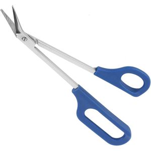 Allecto Plus - Lange handvat nagelschaar van roestvrij staal met grote lus - Voor het knippen van teennagels - Ergonomisch ontwerp - Duurzaam materiaal