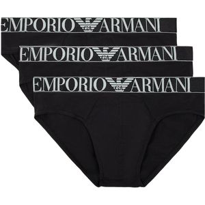 Emporio Armani 111734-4f726 Boxers 3 Eenheden Zwart XL Man
