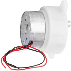 Snelheidsreductie Motor Hoge Torsie Lage Consumptie Plastic Geared Motor voor Speelgoed Podium Licht Ambachten Display Stand - DC6V