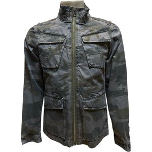 G Star Raw Trooper Spijkerjas - Donkerblauw / Groen Camo - Maat M