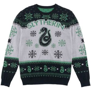 Harry Potter Slytherin Heren Christmas jumper - meerkleurig - L