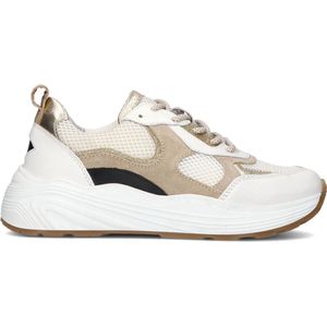 Omoda Triangle Lage sneakers - Leren Sneaker - Dames - Wit - Maat 38