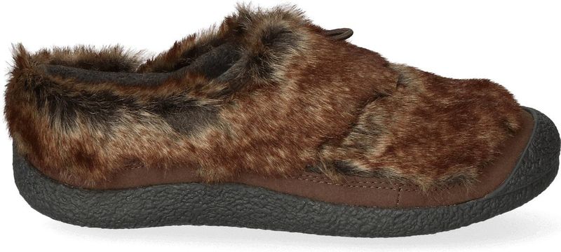 KEEN - Howser 3 Slide - Damesslippers - Dark Earth Velours