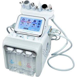 Hydra - Gezichtsverzorgingsapparaat - Grijs/Wit - 6-in-1 - Microdermabrasie