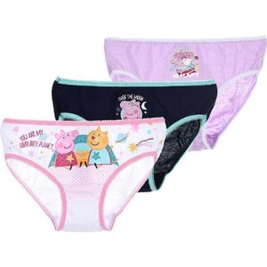 Peppa Pig Onderbroeken - Ondergoed - Set 3 Stuks - 100% Katoen - 6/8 jaar