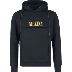 Nirvana Logo Heren Trui met capuchon - zwart - M