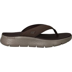Skechers GOwalk Teenslippers - Bruin - Synthetisch - Voorgevormd Voetbed