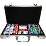 Pegasi Pokerset 300 Chips Koffer - Texas Hold'em Poker Set - Pokerkoffer - Koffer Voor Pokeren