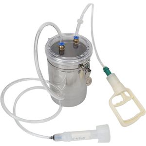 Handmatige melkmachine voor geiten - capaciteit 2 liter - eenvoudig te bedienen met roestbescherming