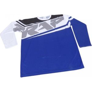 maillot tee shirt de pour moto cross enduro taille xl 42 jersey val man blauw indigo