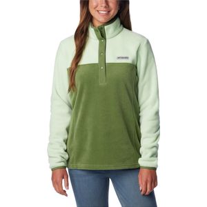 Columbia Benton Springs™ 1/2 Snap Pullover Fleece trui - Fleecetrui met halve rits - Outdoortrui Dames - Groen - Maat L