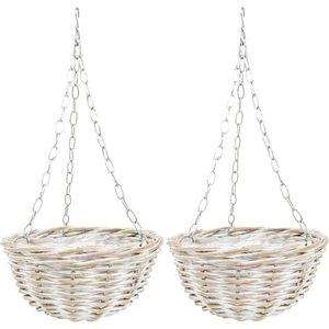Plantenmand bloempot rustiek klimplanten 20/25/28cm set