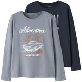 NAME IT - NKMVUX 2P - Lange Mouwen Shirts - Jongens - Regular Fit