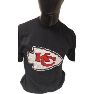 KANSAS CITY CHIEFS- T-SHIRT- BLACK-M