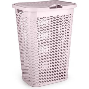 Plasticforte - Wasmand Ventilation - Roze - 51 Liter - Kunststof - Met Deksel
