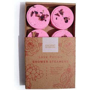 Ancient wisdom - zen - douche stomers - douche steamer - love potion - 4 stuks