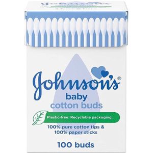 Johnson's Baby en kinder Wattenstaafjes – 100 stuks