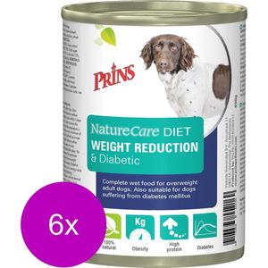 Prins NatureCare Dog Diet Weight Reduction&Diabetic 6x 400 g