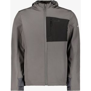 Mountain Peak heren softshell jas donkergrijs - Maat 3XL