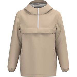 Native Spirit Ecologische waterdichte uniseks windbreaker met kwartrits NS616 - Wet Sand - L