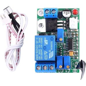 Geluidssensor relaisschakelaarmodule 12 V/24 V microfoon licht sensor controller instelbaar 3s ~ 60 s vertragingsschakelaar