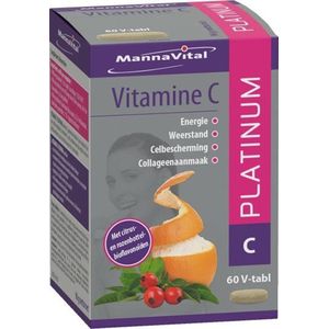 Mannavital Vitamine C Platinum - 60 tabletten