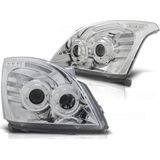 Koplampen dual halo rims TOYOTA LAND CRUISER 120 03-09 ANGEL EYES CHROOM