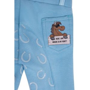 Qhp Rijbroek Qhp Bobby Kids Lichtblauw - 92