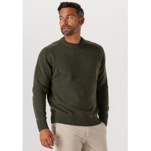 BARBOUR Grangetown Crew Neck Sweater Truien & Vesten Heren - Sweater - Hoodie - Vest- Donkergroen - Maat 3XL