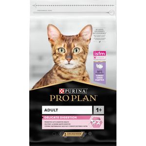 Pro Plan Adult Delicate Digestion - Kattenvoer Droogvoer - Kalkoen - 10 kg
