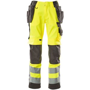 Mascot Safe Supreme Broek met spijkerzakken 15531-860 - hi-vis geel/donkerantraciet - C50 - 90