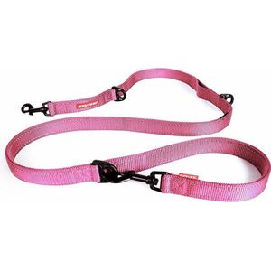 EzyDog Vario 6 Honden Riem - Looplijn voor Hond - 2.5cm - Roze