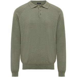 TRESANTI DAGOBERTO I Lange mouwen raglan polo Light groen Size