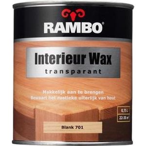 Rambo pantserwax interieur blank/transparant 750 ml
