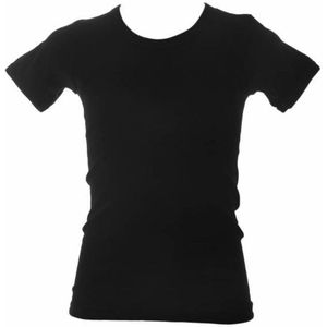 Beeren Jongens T-Shirt - Ronde hals - Zwart - maat 140